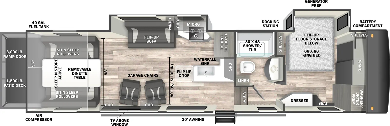 Shockwave 3216GX - DSO Floorplan